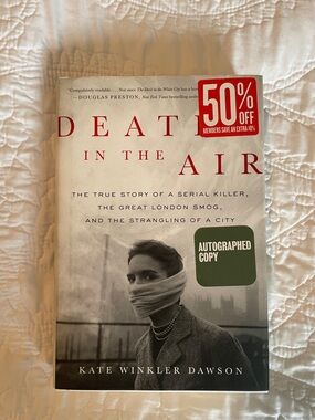 Hachette "Death in the Air" Book - Red, Black, White, Green Stickers